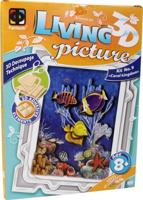 Small Foot Knutselset 3D Lijst Vissen 22 X 0,5 X 28 cm - thumbnail