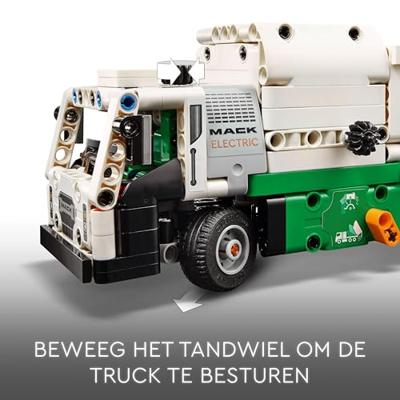 LEGO® Technic 42167 mack LR electric vuilniswagen - thumbnail