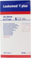 Leukomed Transparant wondverband T plus 10.0 x 20cm 5 Stuks - thumbnail