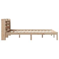 Bedframe zonder matras massief grenenhout 160x200 cm - thumbnail