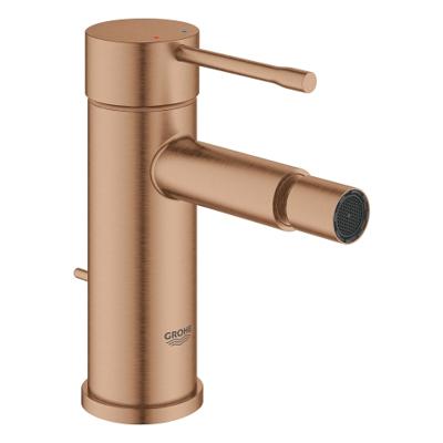 Grohe Bidetkraan Essence New 1-gats Small met Waste met 28 mm Cartouche Brushed Warm Sunset