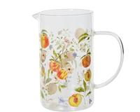 Karaf perzik glas 1 Liter helder - thumbnail