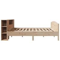 Bed met boekenkast zonder matras massief grenenhout 180x200 cm - thumbnail