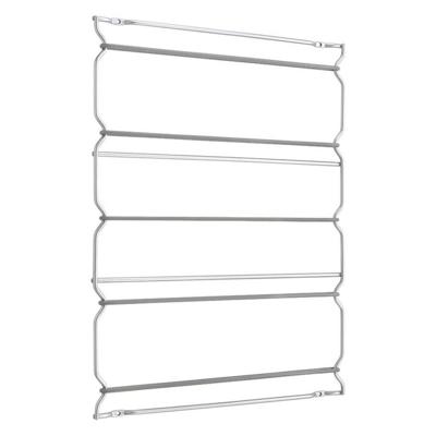 Metaltex Pannendekselhouder voor 5 Deksels Zilver