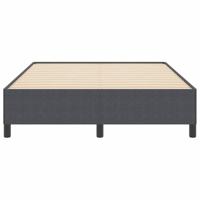 Bedframe Donkergrijs 140 x 200 cm Katoenen stof - thumbnail