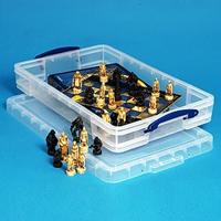 Really Useful Box opbergdoos 20 liter, transparant - thumbnail