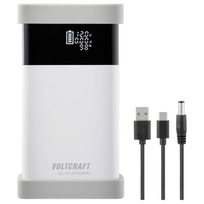 VOLTCRAFT UC-1C1A100W03 USB-oplader 100 W 1x USB-C, 1x USB-A USB PD 3.0 Pure White VOLTCRAFT UC-1C1A100W03 USB-oplader 100 W 1x USB-C, 1x USB-A USB PD 3.0 Pure White