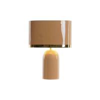 Bureaulamp DKD Home Decor Roze Gouden Metaal Ijzer 50 W (37 x 21 x 52 cm) - thumbnail