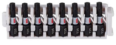 Bosch Accessories 2608522379 2608522379 Schroefbitset Impact Control, 8-delig, met T15, 25 mm 25 mm Bosch Accessories 2608522379 2608522379 Schroefbitset Impact Control, 8-delig, met T15, 25 mm 25 mm