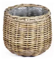 Mand rond Antiek Grijs 38x33cm - thumbnail