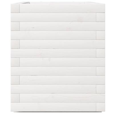 Plantenbak 70x40x49,5 cm massief grenenhout wit Plantenbak 70x40x49,5 cm massief grenenhout wit