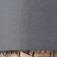 Brilliant HanglampWaterlilly rotan met grijze stof - 99826/22 - thumbnail