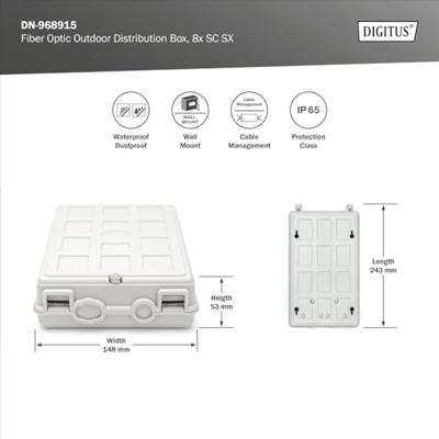 ASSMANN Electronic DN-968915 glasvezeladapter ASSMANN Electronic DN-968915 glasvezeladapter