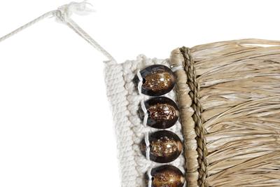 Wanddecoratie DKD Home Decor Natuurlijk Jute Etnisch (62 x 3 x 65 cm)
