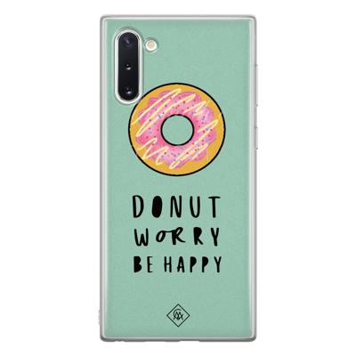 Samsung Galaxy Note 10 siliconen hoesje - Donut worry Samsung Galaxy Note 10 siliconen hoesje - Donut worry