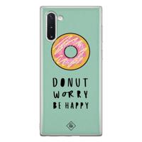 Samsung Galaxy Note 10 siliconen hoesje - Donut worry - thumbnail