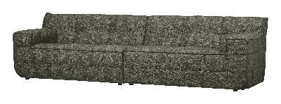 WOOOD 4-zits Bank 'Timor' Chenille, kleur Groen