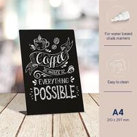 Europel krijtbord L-vormig, ft A4 - thumbnail