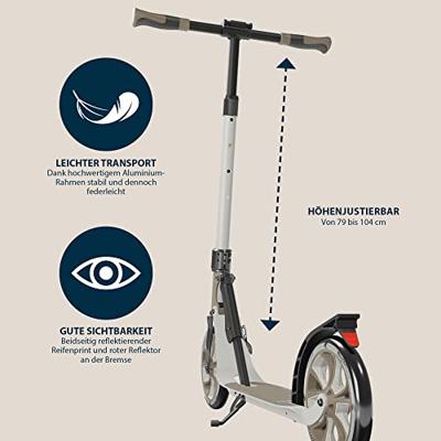 HUDORA big wheel 205 step advanced - ivory - thumbnail