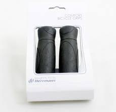 Herrmans cut 93 zwart 120/120mm (paar) - fiets handvat