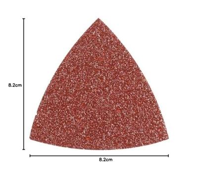 Bosch Accessoires setschuurblad 82mm | rw | ongeperf | velc | 6-delig - 2609256a47