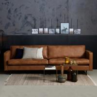 WOOOD Bank 'Rodeo Classic' 3-zits, kleur cognac - thumbnail