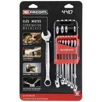 Facom set van 12 ringsteeksleutels in houder - thumbnail