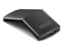 Lenovo Yoga computermuis voor pc, laptop, computer met Windows of Chrome - 2,4 GHz draadloze nano-ontvanger en Bluetooth 5.0 - Ergonomische V-vorm - Twists Flat - Ingebouwde Laser Presenter - Shadow - thumbnail