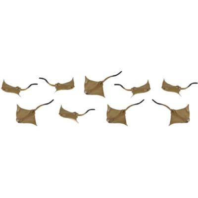 Safari speeldierenset roggen junior 2 cm bruin 192 stuks Safari speeldierenset roggen junior 2 cm bruin 192 stuks