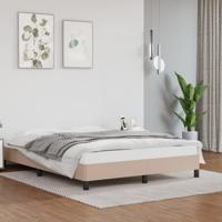 Bedframe kunstleer cappuccinokleurig 140x200 cm - thumbnail