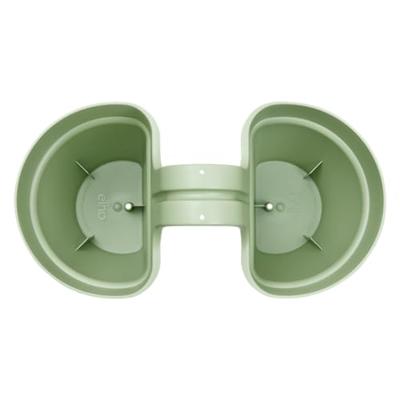 Elho vibia Campana flower twin 21 cm Pistachegroen - thumbnail