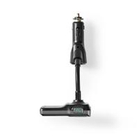 Nedis CATR101BK Fm-transmitter Voor In De Auto Bluetooth® Bass Boost Microsd-kaartsleuf Handsfree Bellen Spraakbediening 3,0 A / 2,4 A - thumbnail