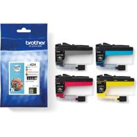 Brother LC424VAL inktcartridge 4 stuk(s) Origineel Zwart, Cyaan, Magenta, Geel - thumbnail