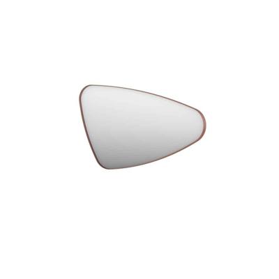 INK SP22 Spiegel - 100x4x60cm - organisch - in stalen kader - rechts aluminium koper geborsteld 8409214