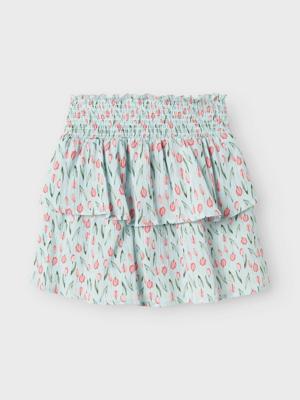 Name it zomer rok meisjes - blauw - Nkffillo