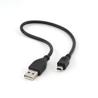 CABLE USB2 am-Mini 30cm Black/Ccp-USB2-AM5P-1 Gembird - thumbnail