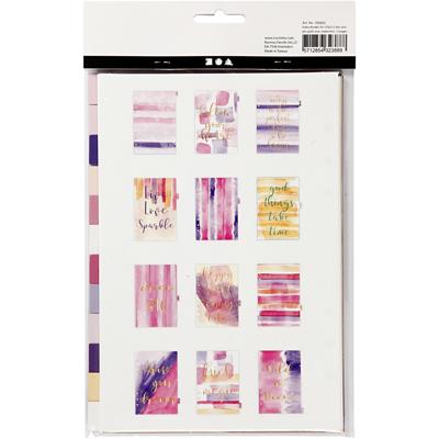 Creativ Company 192655 schutkaart Karton Paars, Roségoud 12 stuk(s) Creativ Company 192655 schutkaart Karton Paars, Roségoud 12 stuk(s)