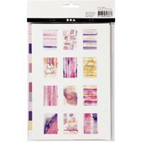 Creativ Company 192655 schutkaart Karton Paars, Roségoud 12 stuk(s) - thumbnail