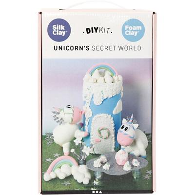 Silk Clay Unicorn dream world, 1 set