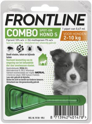 Frontline Combo Spot On Puppy - Anti vlooien en tekenmiddel - 1 pip