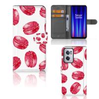 OnePlus Nord CE 2 | Book Cover | Pink Macarons - thumbnail