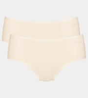 Onderbroeken dames 2-pack Basic Midi GO organische slip - S - Creme | Dames slip - Onderbroek - Ondergoed - S - Onderbroek - Ondergoed - S - - S - thumbnail