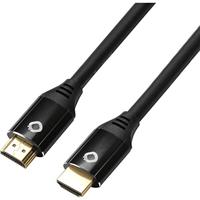 Oehlbach D1C92496 HDMI-kabel HDMI Aansluitkabel HDMI-A-stekker, HDMI-A-stekker 5.00 m Zwart 8K UHD, Vergulde steekcontacten - thumbnail