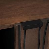 Dressoir Bruin 90 x 33 x 75 cm massief mangohout - thumbnail