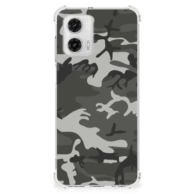 Motorola Moto G73 Doorzichtige Silicone Hoesje Army Light Motorola Moto G73 Doorzichtige Silicone Hoesje Army Light
