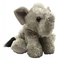 Wild Republic knuffel olifant junior 18 cm pluche grijs - thumbnail
