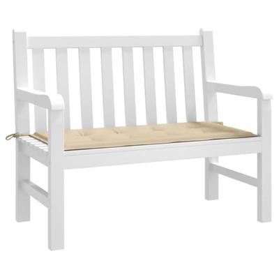VidaXL Tuinbankkussen 100x50x4 cm oxford stof beige VidaXL Tuinbankkussen 100x50x4 cm oxford stof beige