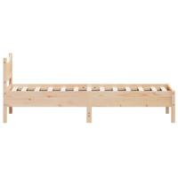 Bedframe zonder matras massief grenenhout 90x190 cm - thumbnail