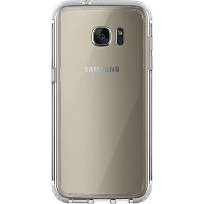Tech21 Impact Shield Self Heal displaybeschermfolie zelfherstellend resistent slagvast stootvast voor Samsung LG G5 - transparant, Evo Frame., Samsung Galaxy S7 Edge, transparant/wit.
