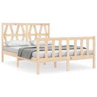Bedframe zonder matras massief grenenhout 140x190 cm - thumbnail